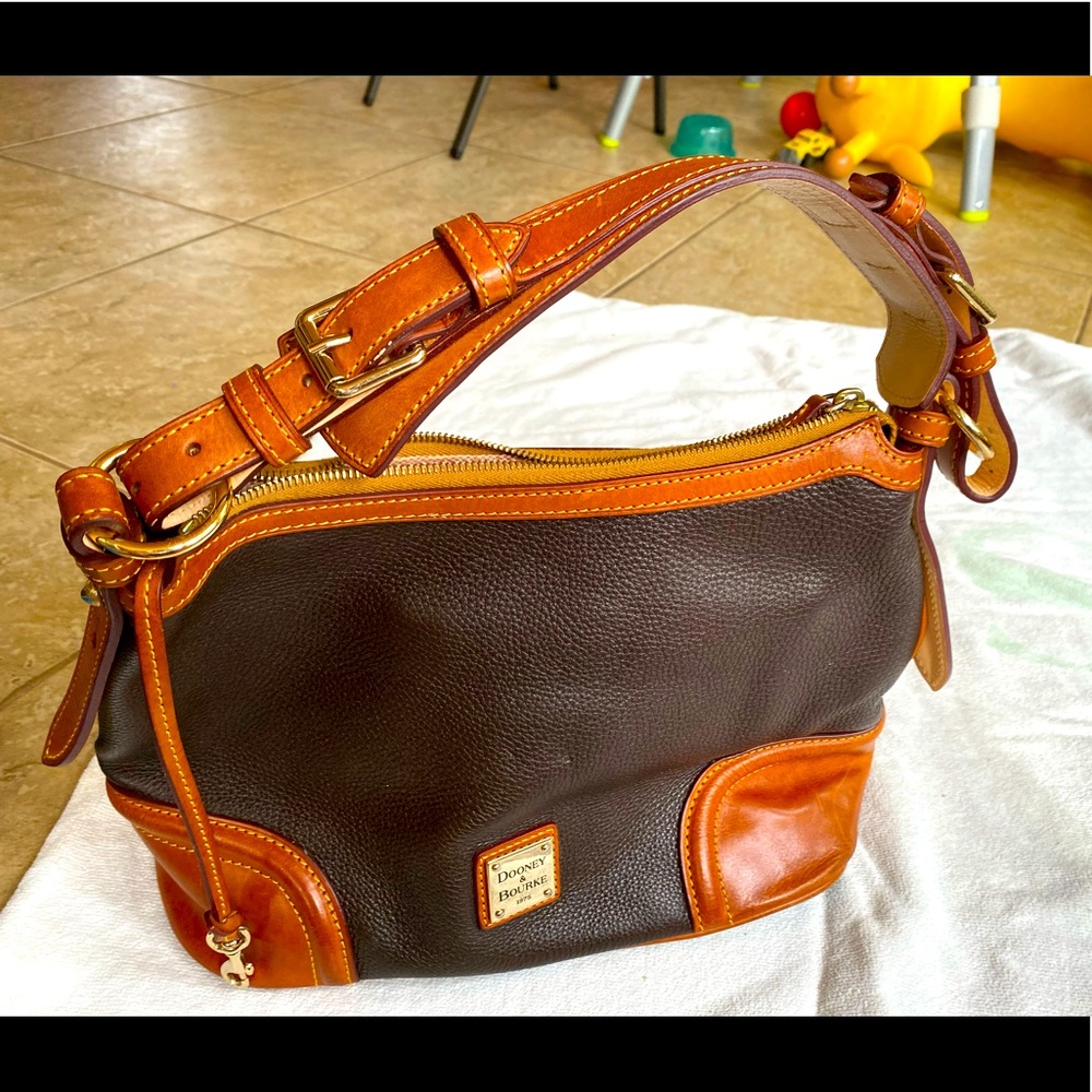 Dooney & Bourke leather hobo bag